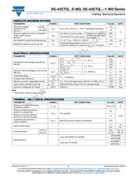 VS-43CTQ100STRR-M3 Datasheet Page 2
