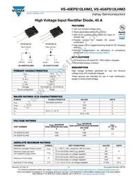 VS-45APS12L-M3 Datasheet Cover