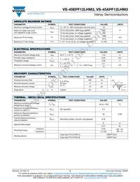 VS-45EPF12LHM3 Datasheet Page 2