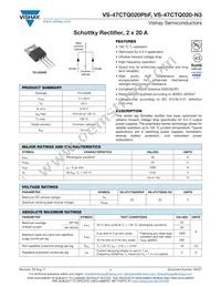 VS-47CTQ020-N3 Datasheet Cover