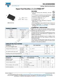 VS-4CSH02HM3/87A Datasheet Cover