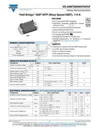 VS-50MT060WHTAPBF Datasheet Cover