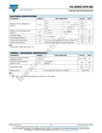 VS-50WQ10FNTRR-M3 Datasheet Page 2