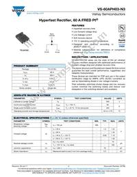 VS-60APH03-N3 Datasheet Cover