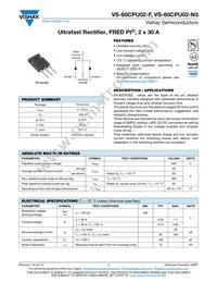 VS-60CPU02-N3 Datasheet Cover
