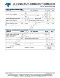 VS-60CTQ045-M3 Datasheet Page 2