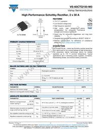 VS-60CTQ150-M3 Datasheet Cover