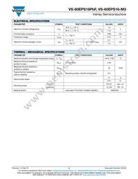 VS-60EPS16PBF Datasheet Page 2