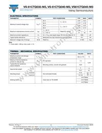 VS-61CTQ045-M3 Datasheet Page 2