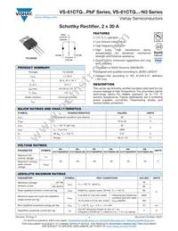 VS-61CTQ045-N3 Datasheet Cover