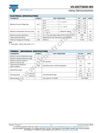 VS-62CTQ030-M3 Datasheet Page 2