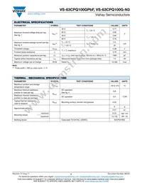 VS-63CPQ100GPBF Datasheet Page 2