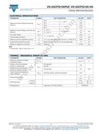 VS-63CPQ100PBF Datasheet Page 2