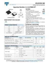 VS-6CVH01-M3/I Datasheet Cover
