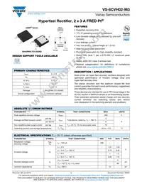 VS-6CVH02-M3/I Datasheet Cover