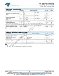 VS-6CWQ04FNTRRHM3 Datasheet Page 2