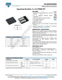 VS-6DKH02HM3/H Datasheet Cover