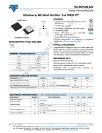 VS-6EVL06-M3/I Datasheet Cover