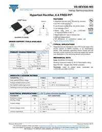 VS-6EVX06-M3/I Datasheet Cover