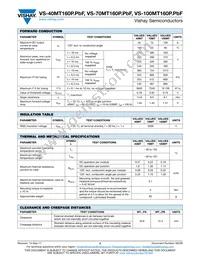 VS-70MT160PAPBF Datasheet Page 2