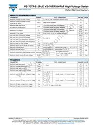 VS-70TPS16PBF Datasheet Page 2