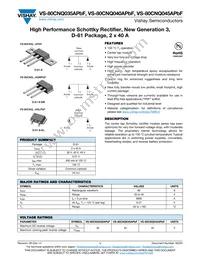 VS-80CNQ045ASMPBF Datasheet Cover