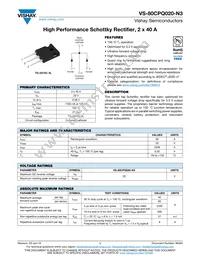 VS-80CPQ020-N3 Datasheet Cover