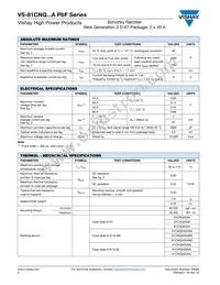 VS-81CNQ045ASMPBF Datasheet Page 2
