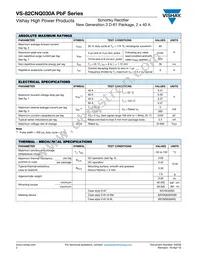 VS-82CNQ030ASMPBF Datasheet Page 2