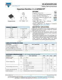 VS-8CWH02FNTRR-M3 Datasheet Cover