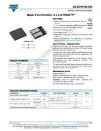 VS-8DKH02-M3/H Datasheet Cover