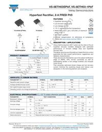 VS-8ETH03-1PBF Datasheet Cover