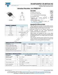 VS-8ETU04-N3 Datasheet Cover