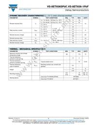 VS-8ETX06STRRPBF Datasheet Page 2