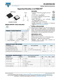 VS-8EVH06-M3/I Datasheet Cover