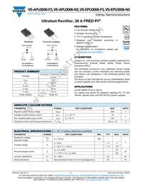 VS-APU3006-N3 Datasheet Cover