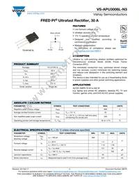 VS-APU3006L-N3 Datasheet Cover