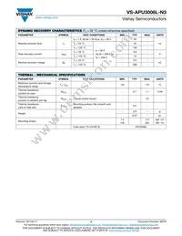 VS-APU3006L-N3 Datasheet Page 2