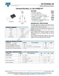 VS-CPU6006L-N3 Datasheet Cover