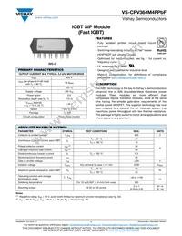 VS-CPV364M4FPBF Datasheet Cover