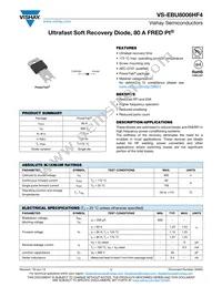 VS-EBU8006HF4 Datasheet Cover