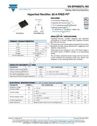VS-EPH6007L-N3 Datasheet Cover
