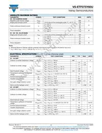 VS-ETF075Y60U Datasheet Page 2