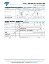 VS-ETL1506FP-M3 Datasheet Page 2