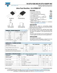 VS-ETU1506-M3 Datasheet Cover