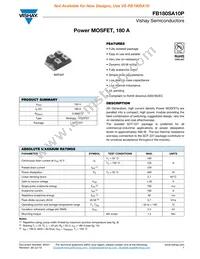 VS-FB180SA10P Datasheet Cover