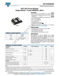 VS-FC220SA20 Datasheet Cover