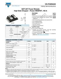 VS-FC80NA20 Datasheet Cover