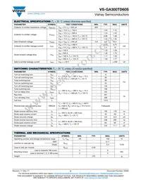 VS-GA300TD60S Datasheet Page 2