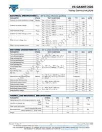 VS-GA400TD60S Datasheet Page 2